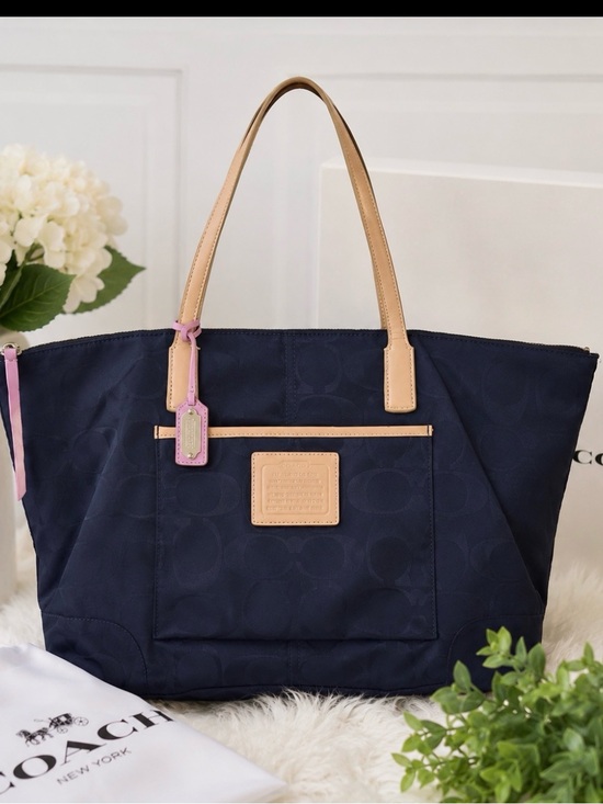 Coach Handbags - Coach Legacy Weekend Signature Nylon East/West Tote